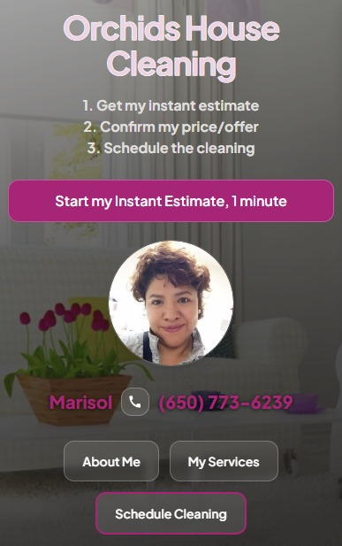 Orchids House Cleaning — ejemplo Emaid
